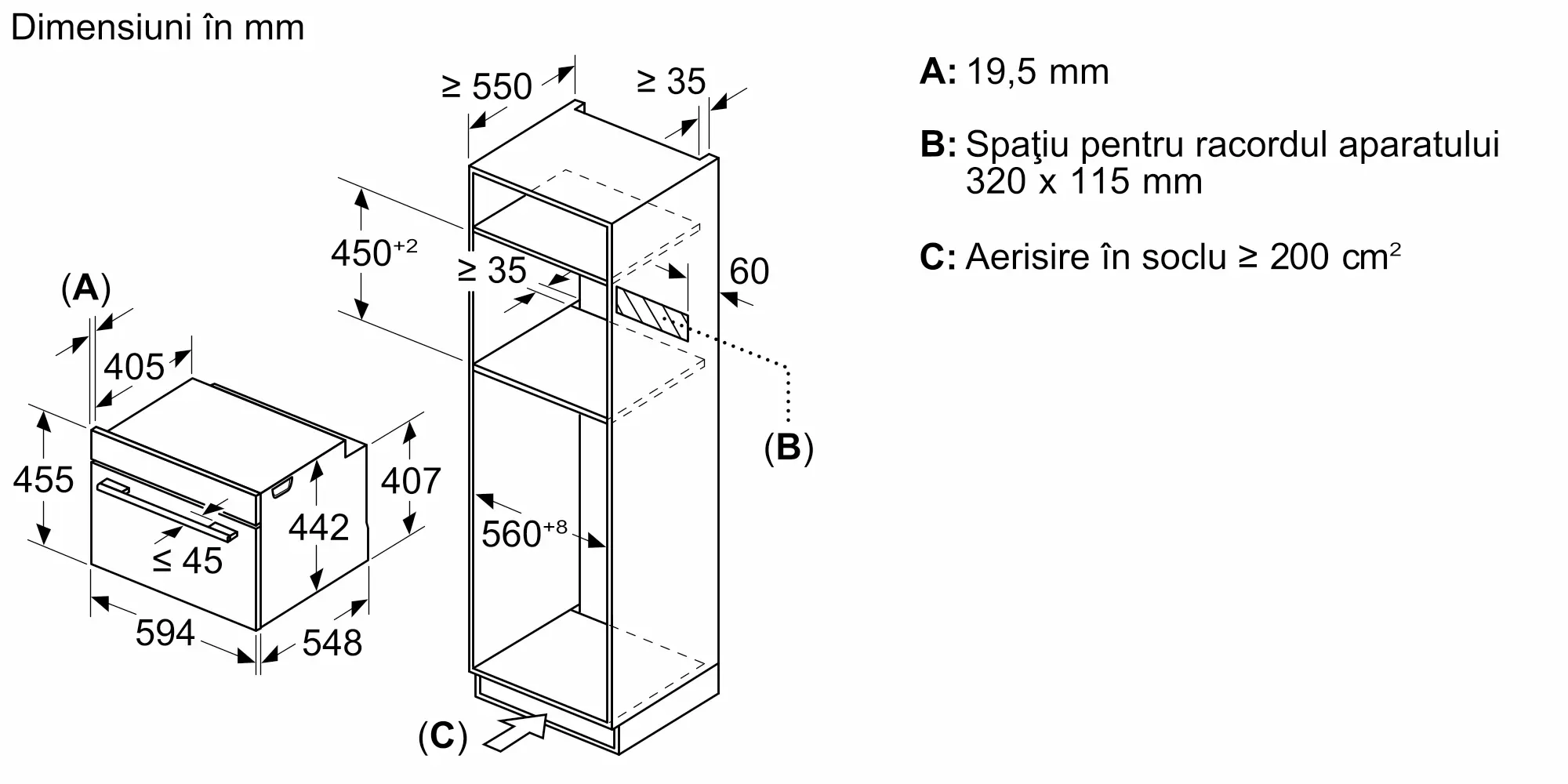 Cuptor compact multifuncțional cu opțiune de microunde încorporabil, Bosch Seria 8, 60 x 45 cm, Negru [6]