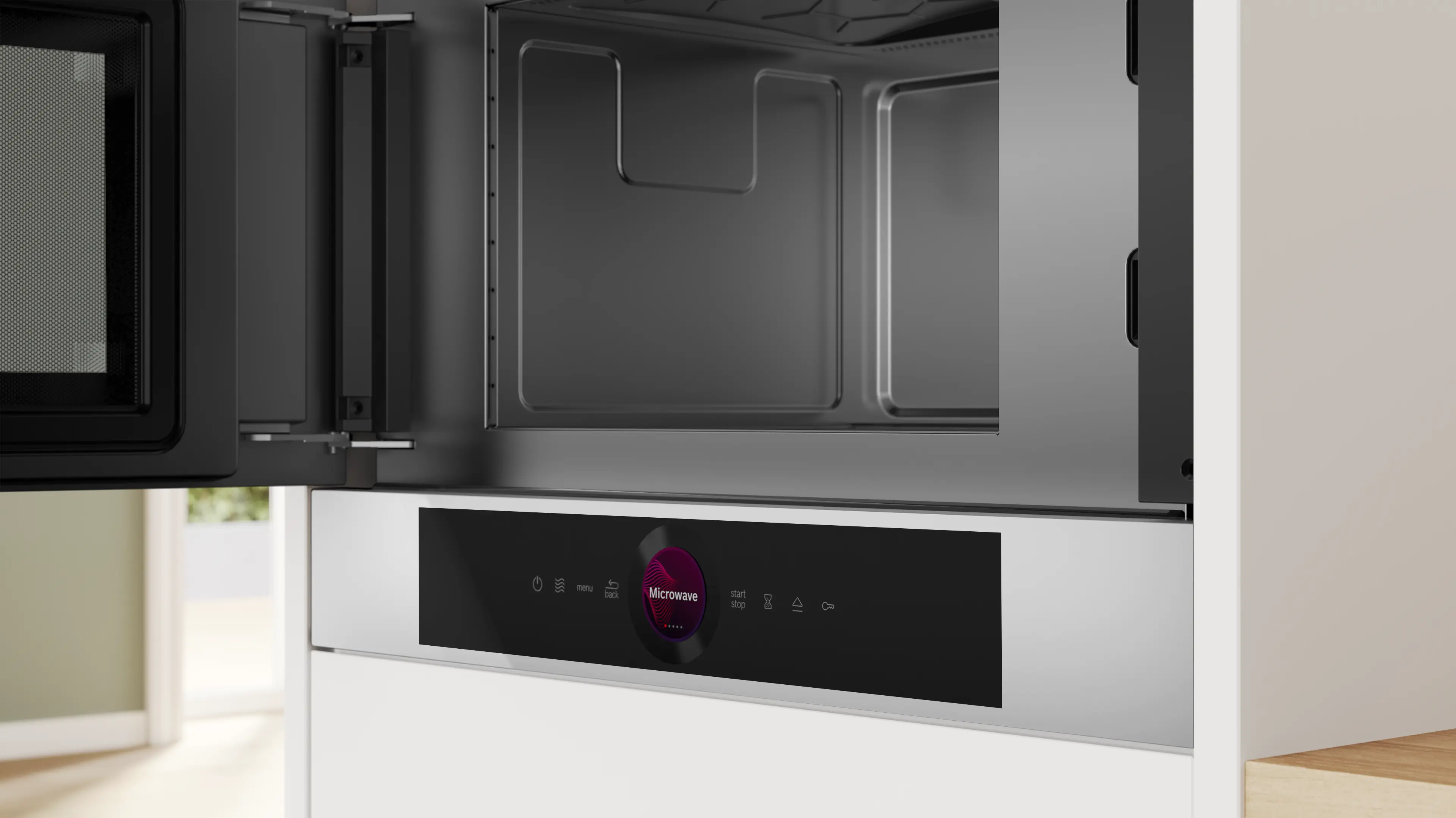 Cuptor cu microunde încorporabil, Bosch Seria 8, Alb [3]