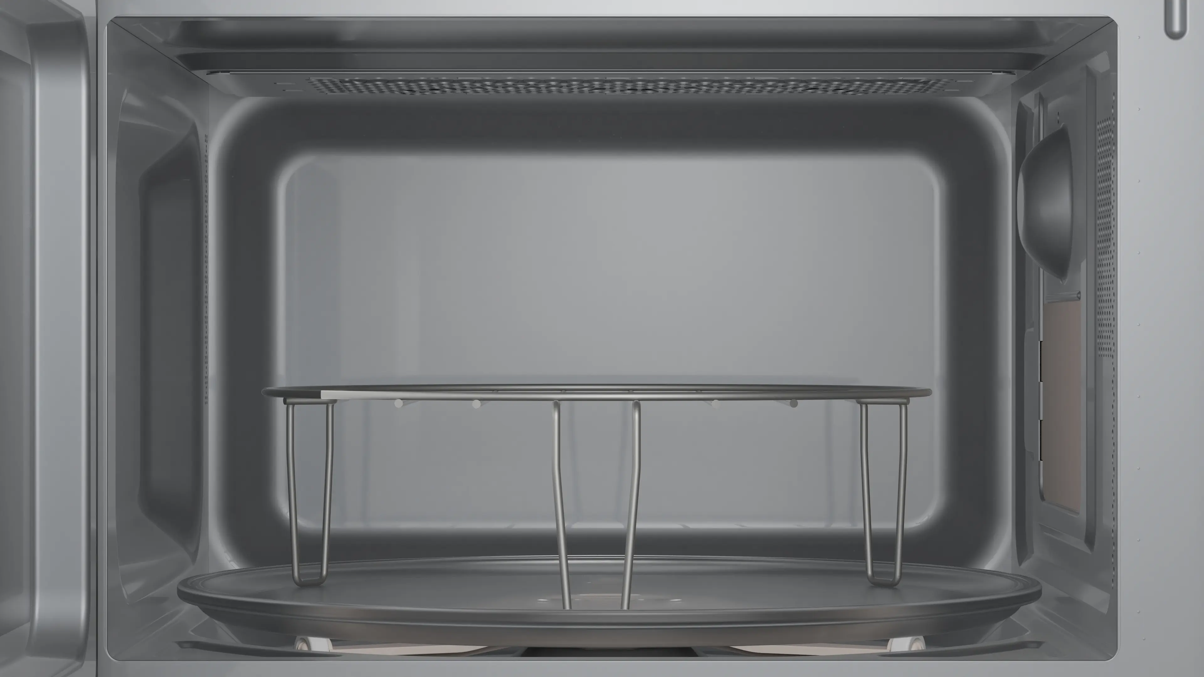 Cuptor cu microunde independent cu funcție grill, Bosch Seria 2, 44 x 26 cm, Inox [3]