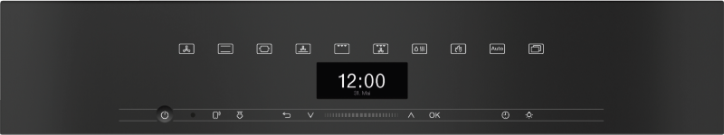 Cuptor electric incorporabil Miele Gold H 7464 BP Obsidian Black, 76 l, piroliza si PyroFit, Plus de umiditate, Miele home [2]