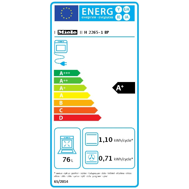 Cuptor electric incorporabil Miele Platinum H 7565 BP Obsidian Black,piroliza si PyroFit, 76 l,  Umiditate Plus, Miele@home [4]