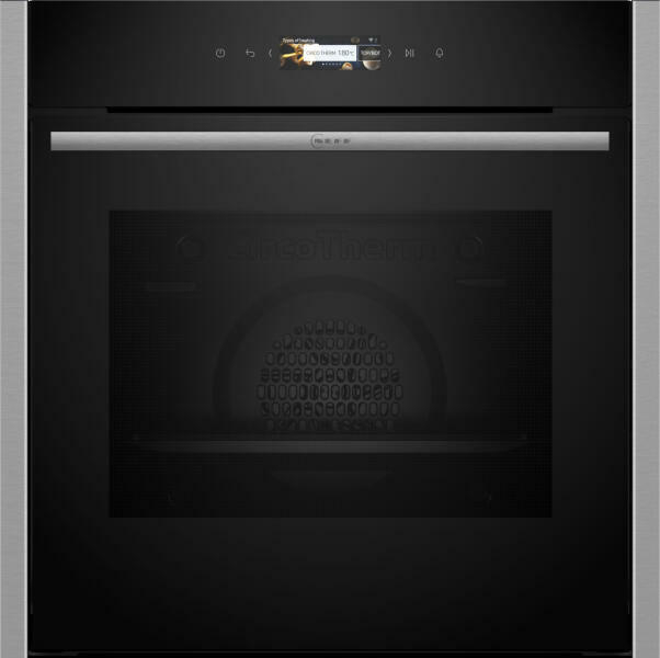 Cuptor electric incorporabil Neff B24CR71N0, 71 l, Pirolitic, 60 cm, TFT Touch, Home Connec [1]