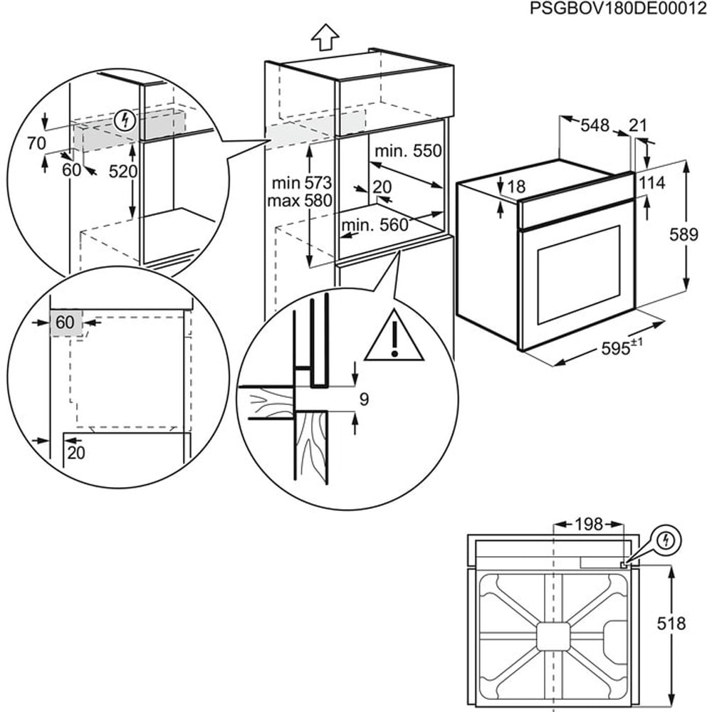 Cuptor incorporabil AEG MealAssist TR7PB63ZSB, Electric, Gatire cu abur, Autocuratare pirolitica, 72 l, Clasa A+, Wi-Fi, negru [2]