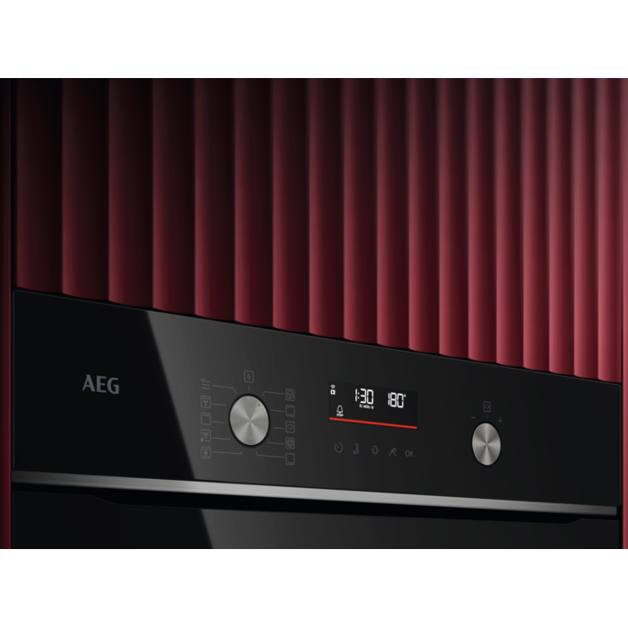 Cuptor incorporabil AEG OA5CB531AB, Electric, SteamBake-gatire cu abur, Autocuratare catalitica, Conectivitate WI-FI, 45 programe predefinite, Inchidere amortizata a usii, Grill, Senzor gatire, Ghidaj [3]
