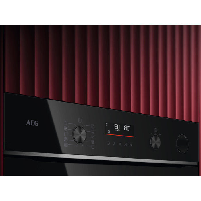 Cuptor incorporabil AEG TR6PB531SB, Electric, 72 l, SteamCrisp-gatire cu abur, Autocuratare pirolitica, Conectivitate WI-FI, Afisaj digital, 45 programe predefinite, Timer cu display electronic, Grill [3]