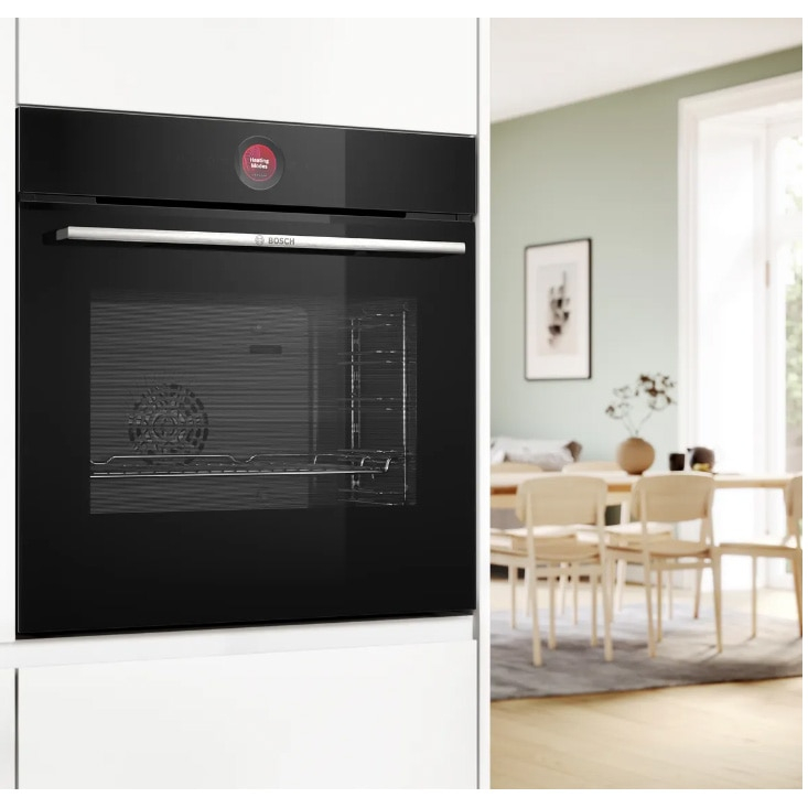 Cuptor incorporabil Bosch Seria 8 HBG7321B1, Electric, 71 l, Multifunctional, 11 functii, Home Connect , Grill, Air Fry, Autocuratare EcoClean Direct, Clasa A+ [3]