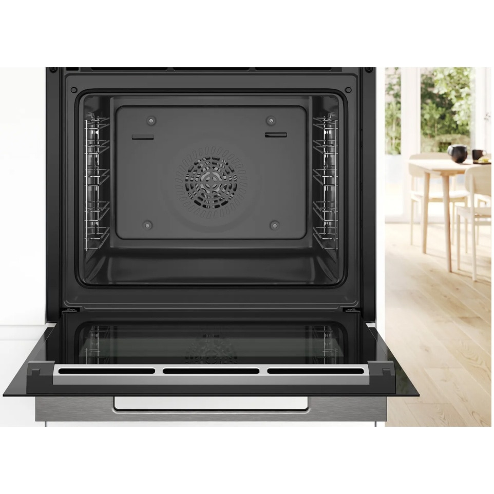 Cuptor incorporabil Bosch Seria 8 HBG7321B1, Electric, 71 l, Multifunctional, 11 functii, Home Connect , Grill, Air Fry, Autocuratare EcoClean Direct, Clasa A+ [5]