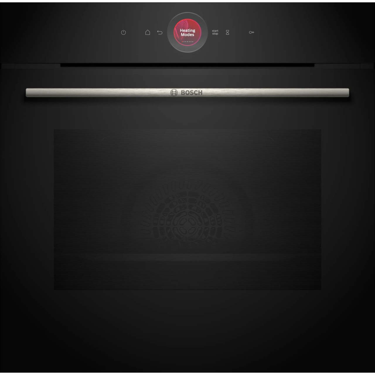 Cuptor incorporabil Bosch Seria 8 HBG7341B1, Electric, 71 l, 14 moduri de gatit, Display tactil TFT, DishAssist, EcoClean Direct, Air Fry, Grill, Convectie 3D, Home Connect, Clasa A+, Negru [1]