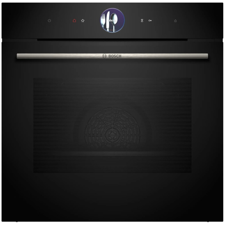 Cuptor incorporabil Bosch Seria 8 HRG7361B1, Electric, 71 l, Multifunctional, 20 functii , Added Steam, Autocuratare EcoClean Direct, Grill, Air Fry, Home Connect, Clasa A+ [1]