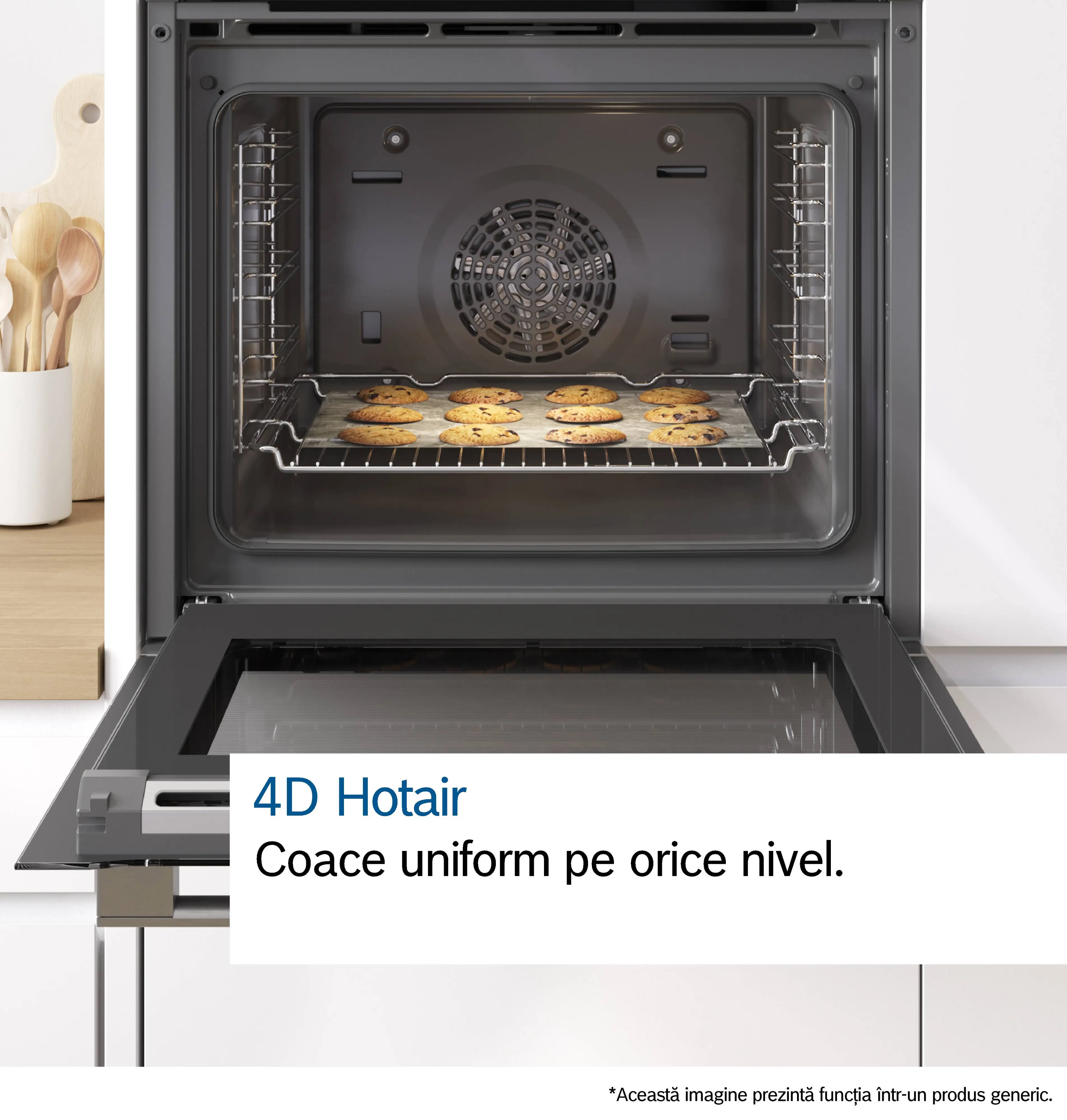 Cuptor încorporabil cu funcție de abur, Bosch Seria 8, 60 x 60 cm, Negru [5]