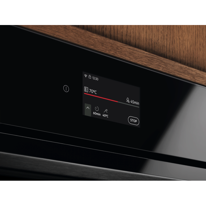 Cuptor incorporabil Electrolux LOA9S3XZ, Electric, Curățare cu abur (SteamPro/Steamify), Wi‑Fi & gătire conectată, Negru, Volum 70 L, Clasa energetică A++ [2]