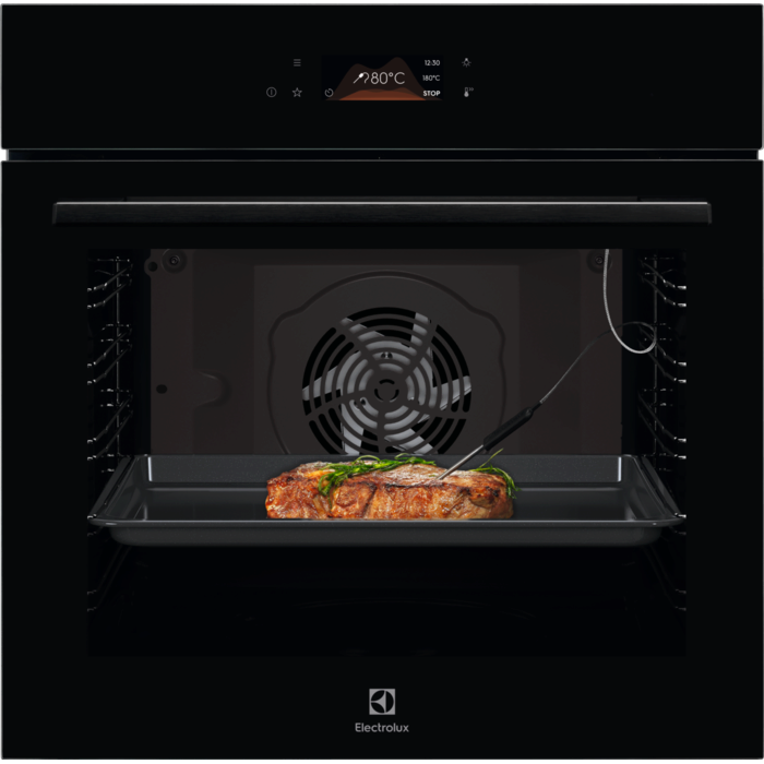 Cuptor incorporabil ELECTROLUX LOD8C39Z, Electric, Gatire cu abur, Autocuratare catalitica, 72 l, Clasa A+, negru [1]
