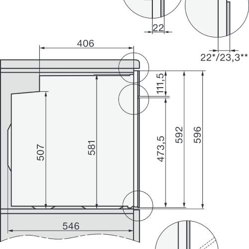 Cuptor incorporabil Miele H 2467 B ACTIVE, 76 l, Electric, PerfectClean, EasyControl Plus, WiFi Miele@home, Grill, Clasa A+, Negru [4]