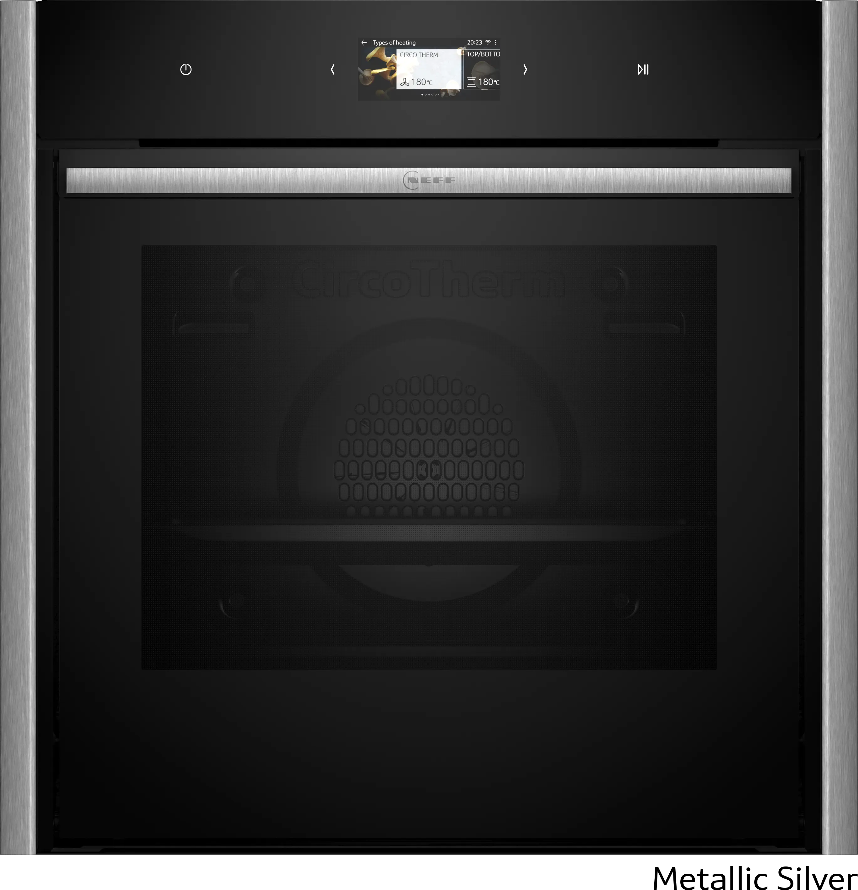 Cuptor încorporabil Neff B69CS3AY0, 60 cm, 71 l, autocurățare EcoClean + hidrolitică, Slide&Hide, TFT Full Touch 4.1”, Home Connect Wi-Fi, Clasă energetică A+, Negru [7]