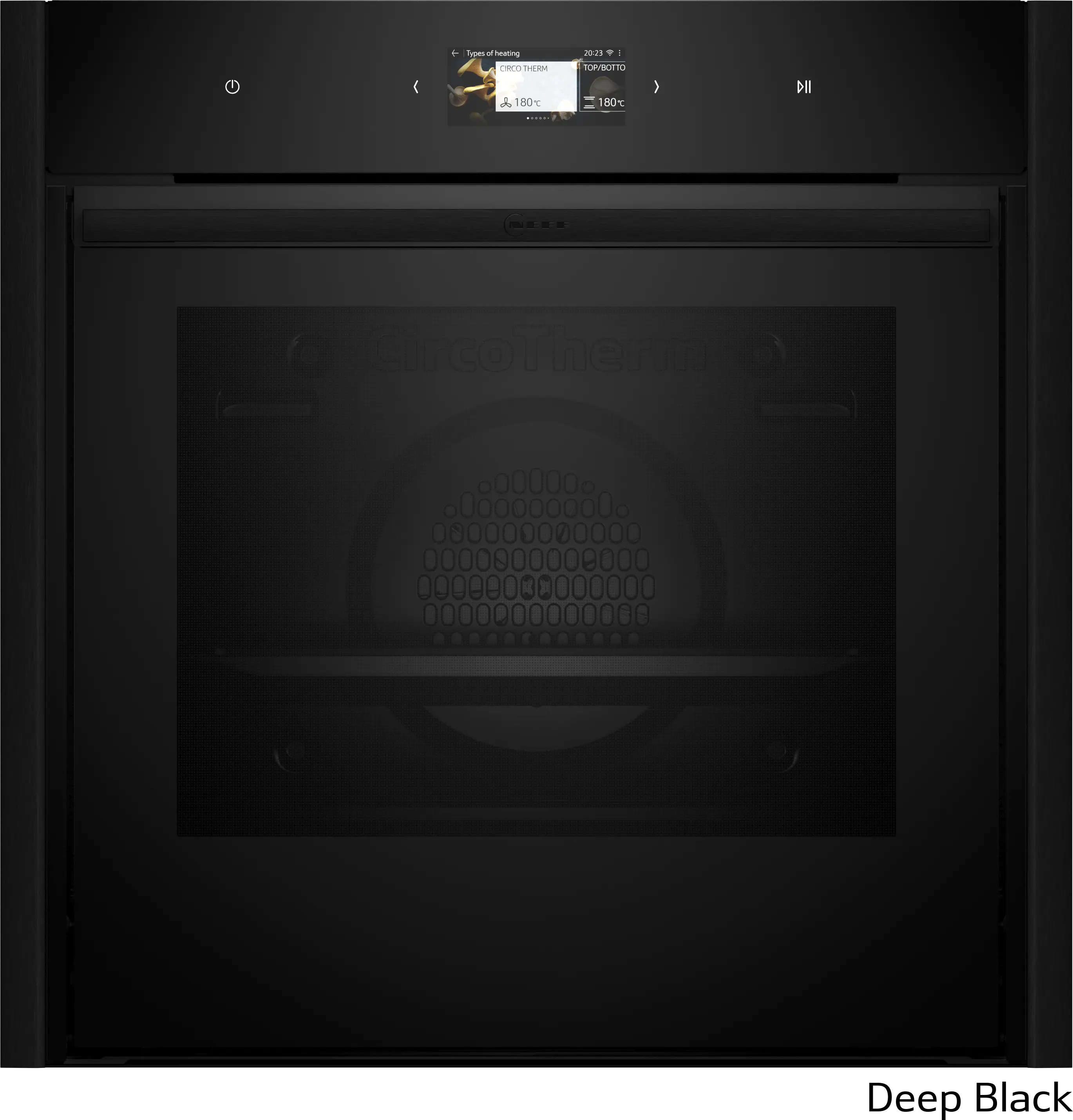 Cuptor încorporabil Neff B69CS3AY0, 60 cm, 71 l, autocurățare EcoClean + hidrolitică, Slide&Hide, TFT Full Touch 4.1”, Home Connect Wi-Fi, Clasă energetică A+, Negru [5]