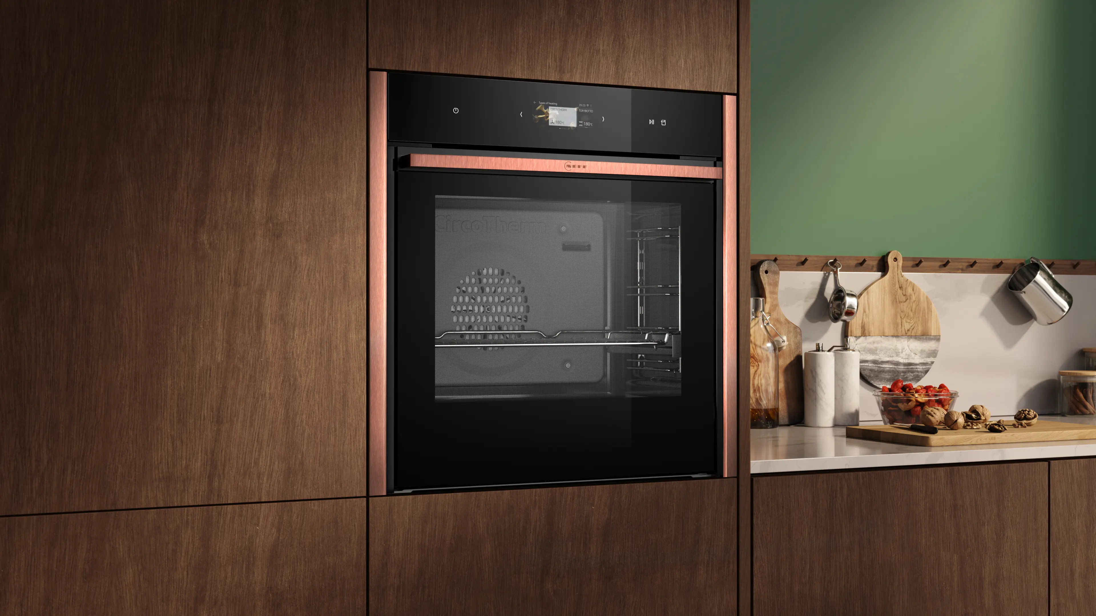 Cuptor incorporabil NEFF B69VS3AY0 N90, 71 L, funcție abur VarioSteam, TFT Touch, Home Connect, negru [5]