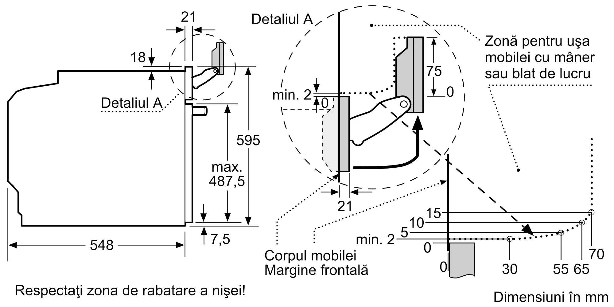 Cuptor încorporabil Neff B69VY7MY0, 60 cm, 71 l, VarioSteam (opțiune aburi), autocurățare pirolitică + hidrolitică, Slide&Hide, TFT Full Touch 6.8”, Home Connect Wi-Fi, Clasă energetică A+ [10]