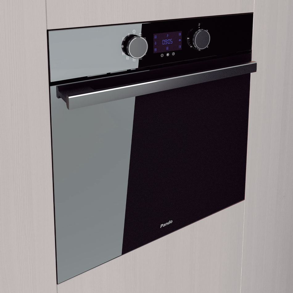 Cuptor incorporabil Pando PHB-961, 60 cm, 70 l, 12 funcții, Steam Cleaning System, Gama Premium [2]