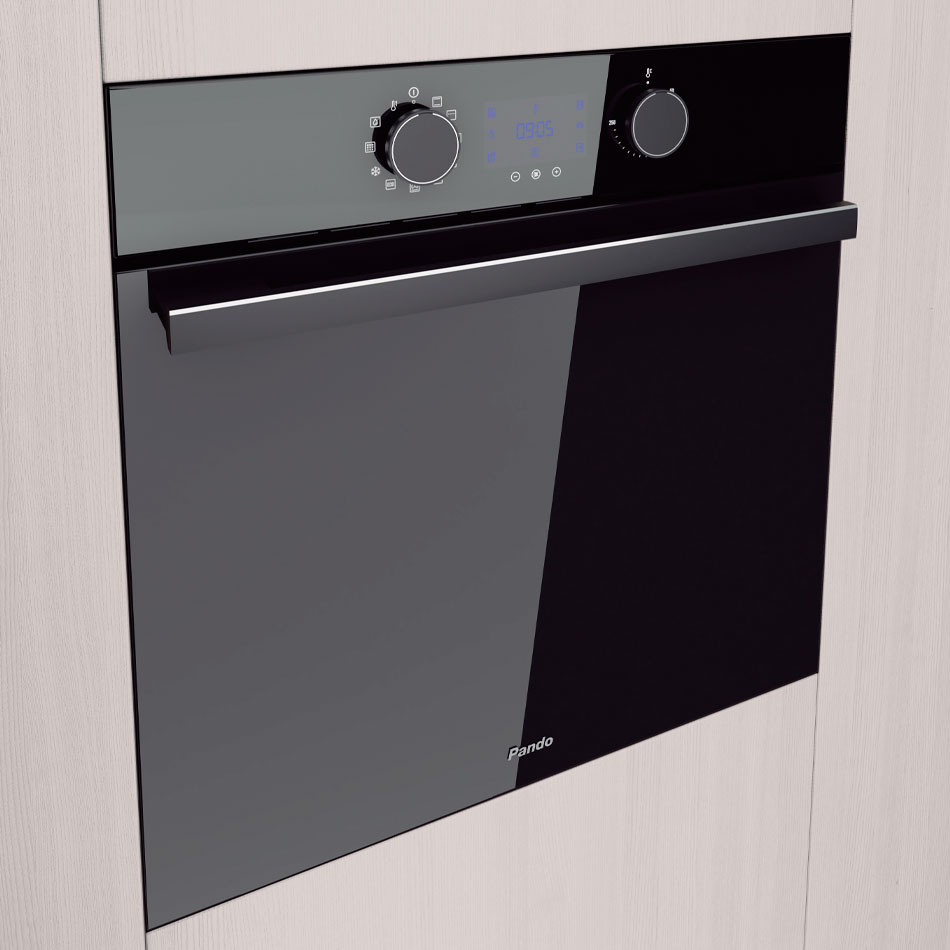 Cuptor incorporabil Pando PHP-962, 60 cm, 70 l, Autocurățare pirolitică, Steam Cleaning System, Gama Premium [2]