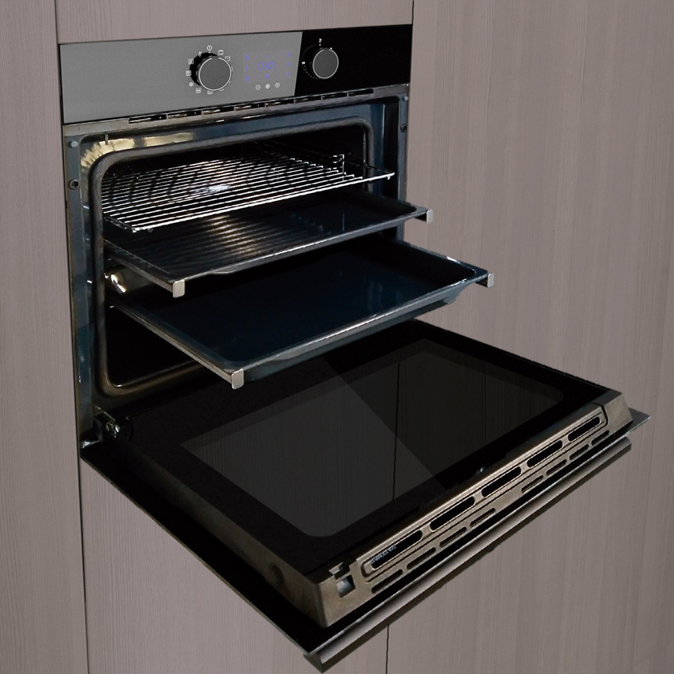 Cuptor incorporabil Pando PHP-962, 60 cm, 70 l, Autocurățare pirolitică, Steam Cleaning System, Gama Premium [3]