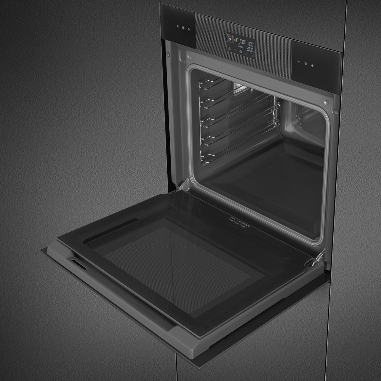 Cuptor incorporabil Smeg SO6102TB3, Electric, 68 L,termoventilatie, tehnologie de gatit Galileo, Vapor [8]