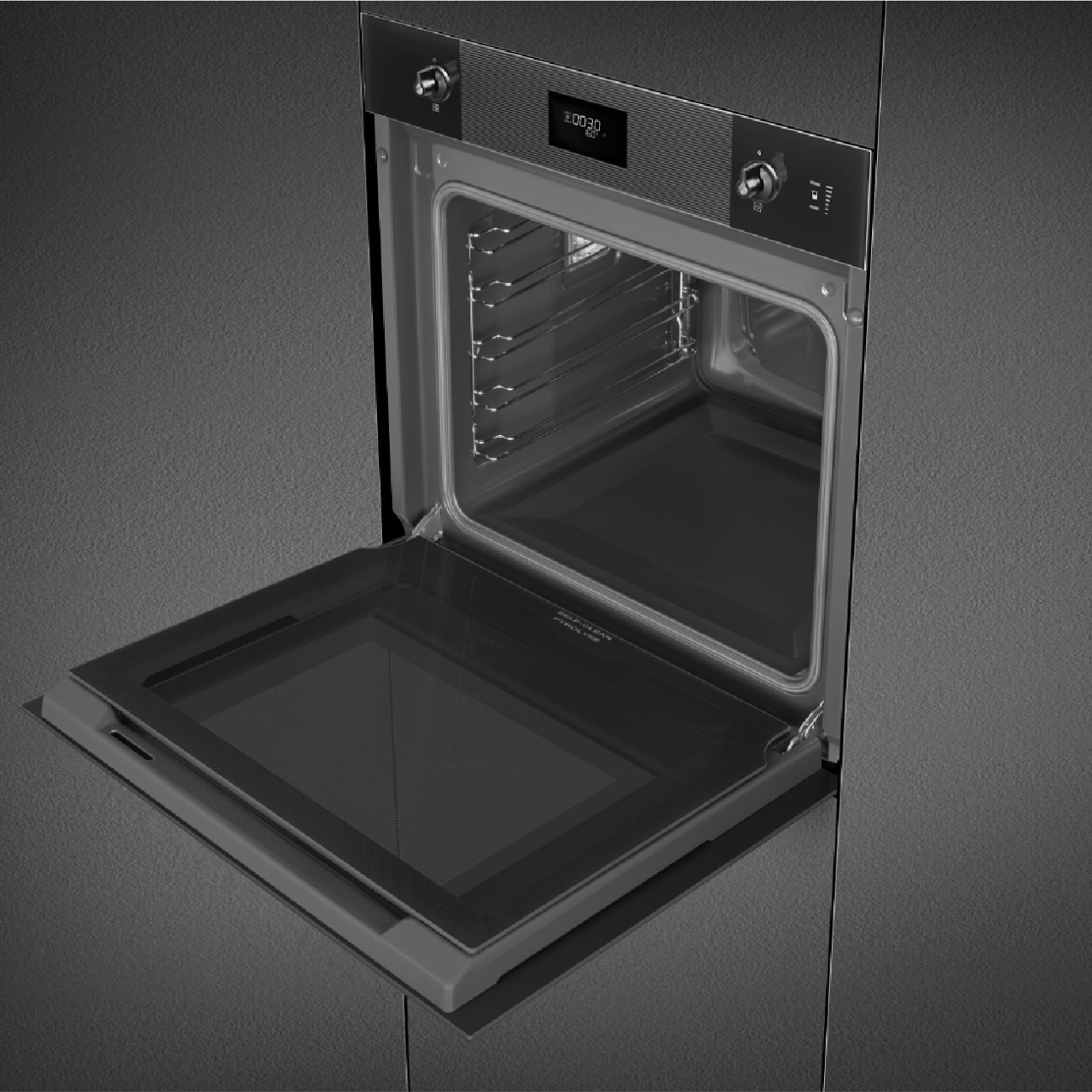 Cuptor încorporabil cu funcție de abur, Smeg SO6101S2B3 [3]