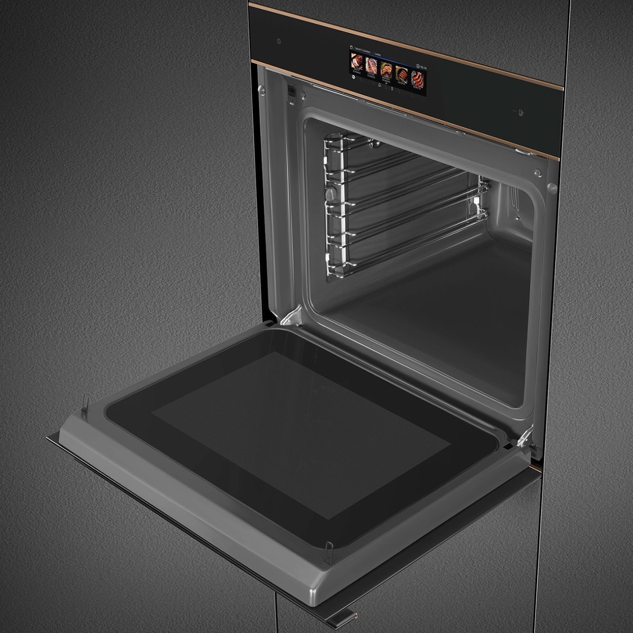 Cuptor multifunctional SMEG SO6606WAPNR, tehnologie Galileo, SMEG Connect, Wi-Fi, 150 retete automate,  Vapor Clean, 26 functii de gatit,60 cm [2]