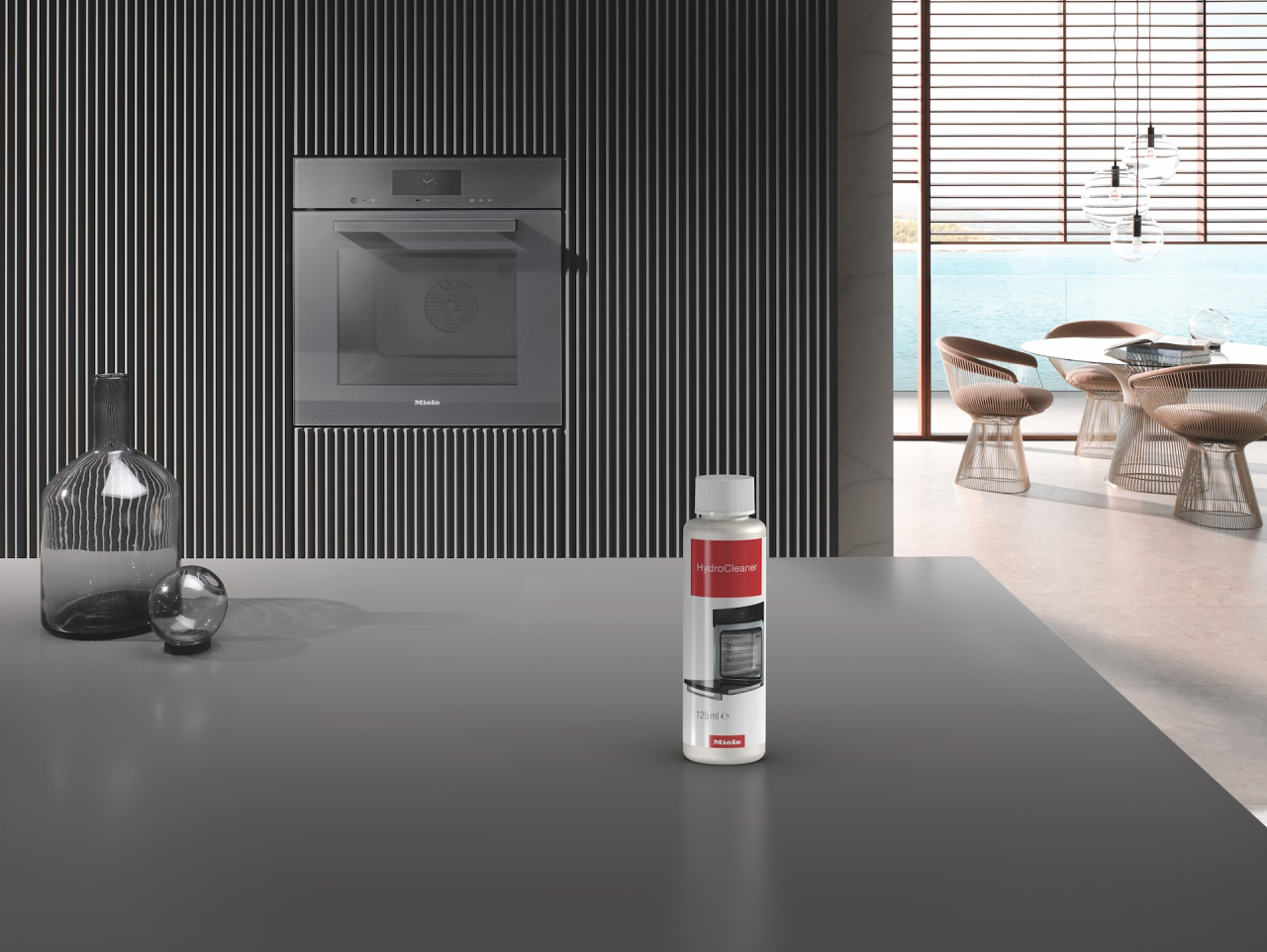Detergent Miele HydroCleaner GP HC 0125 L, set 4 sticle, pentru cuptoare combi cu aburi cu HydroClean [5]