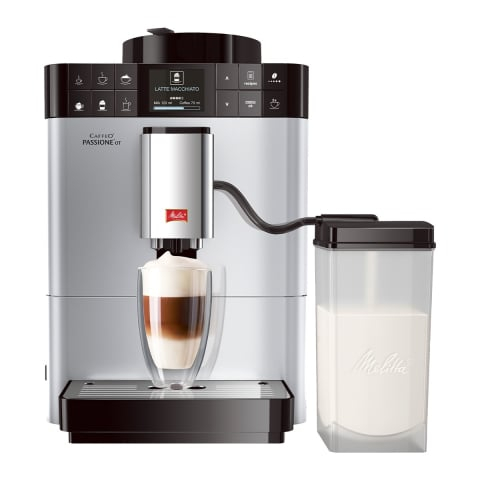 Espressor Automat Melitta® Passione OT, Sistem de spumare a laptelui One-Touch, 5 niveluri de granulație [1]