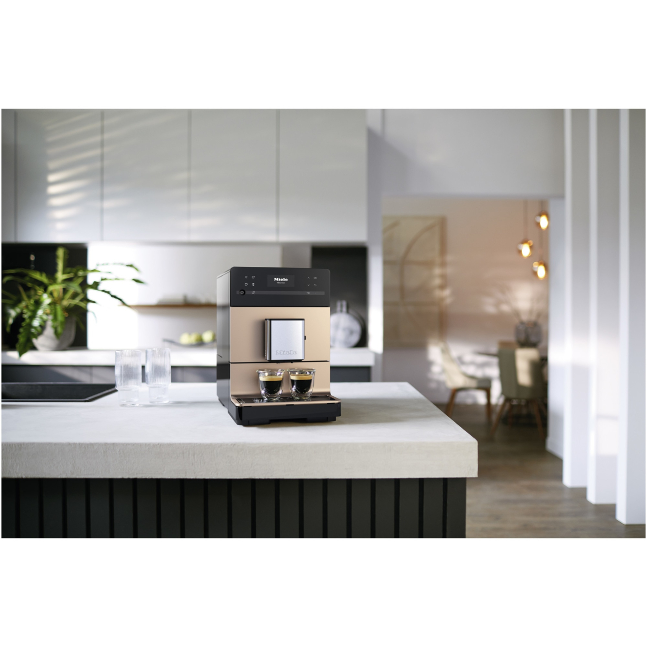 Espressor automat Miele CM 5510 Silence Auriu trandafir, 15 bar, 1.3 L, OneTouch for Two, AromaticSystem [6]