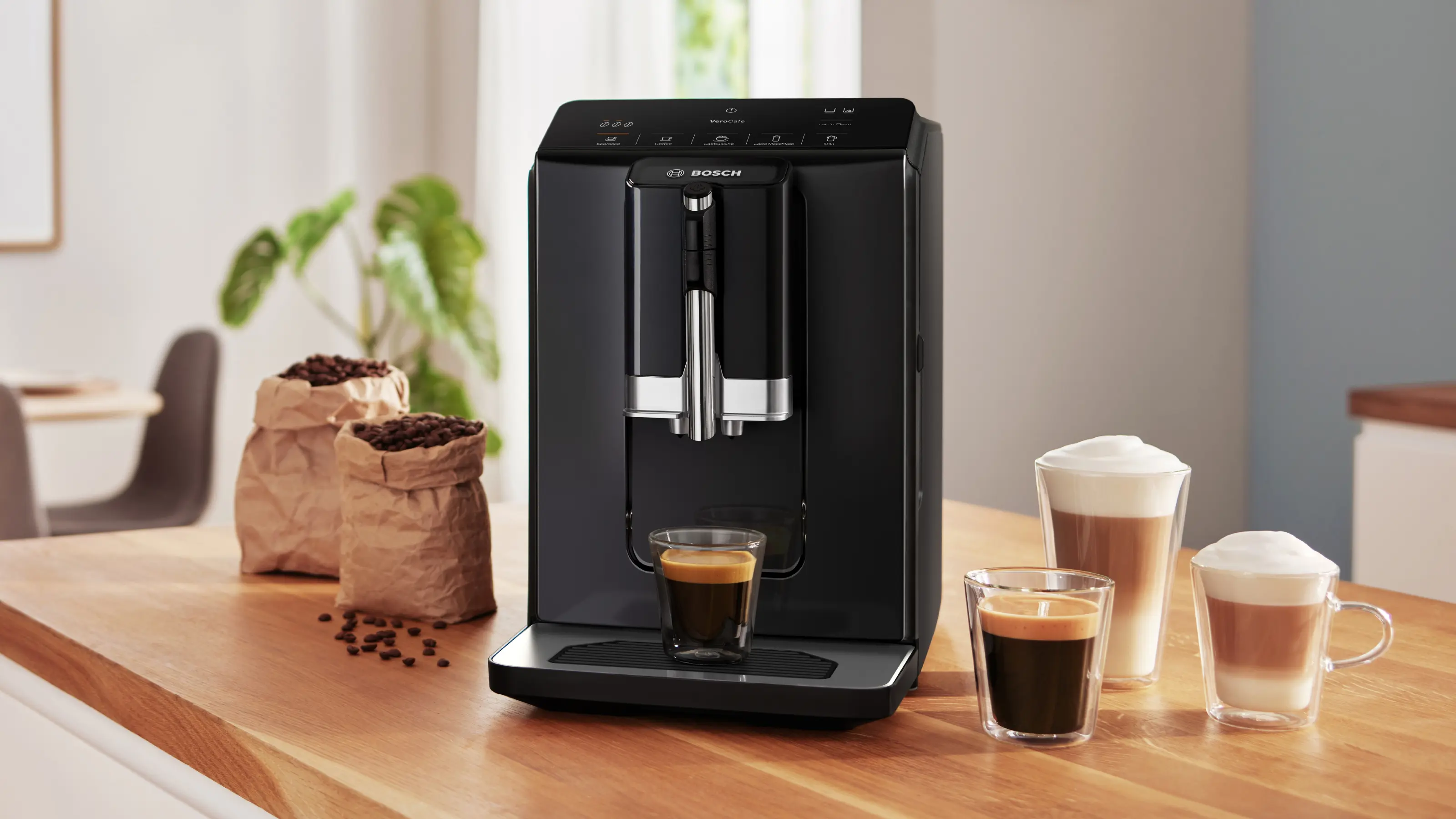 Espressor automat VeroCafe, Bosch Seria 2, Piano Black [6]