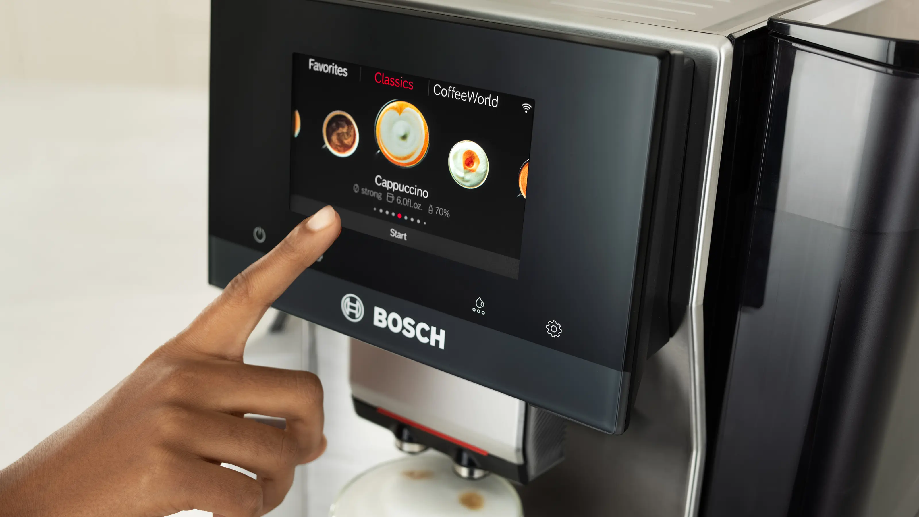 Espressor automat VeroCafe, Bosch Seria 8, Inox [4]