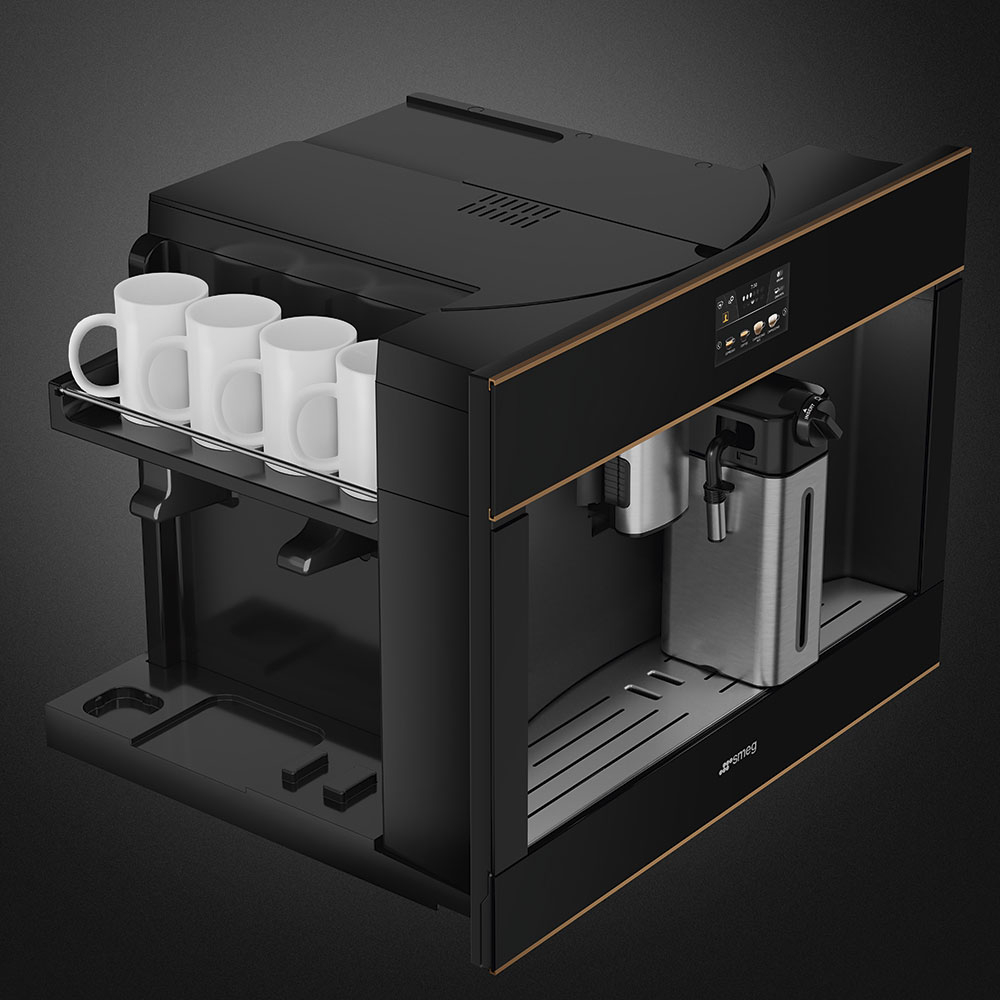 Espressor incorporabil SMEG Dolce Stil Novo, CMS4604NR, negru [5]