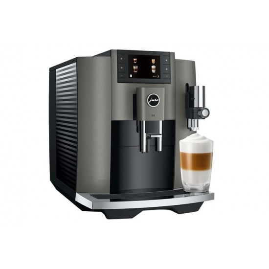 JURA  E8 Dark Inox (EC)– Espressor automat premium cu 17 specialitati de cafea si ecran color [3]