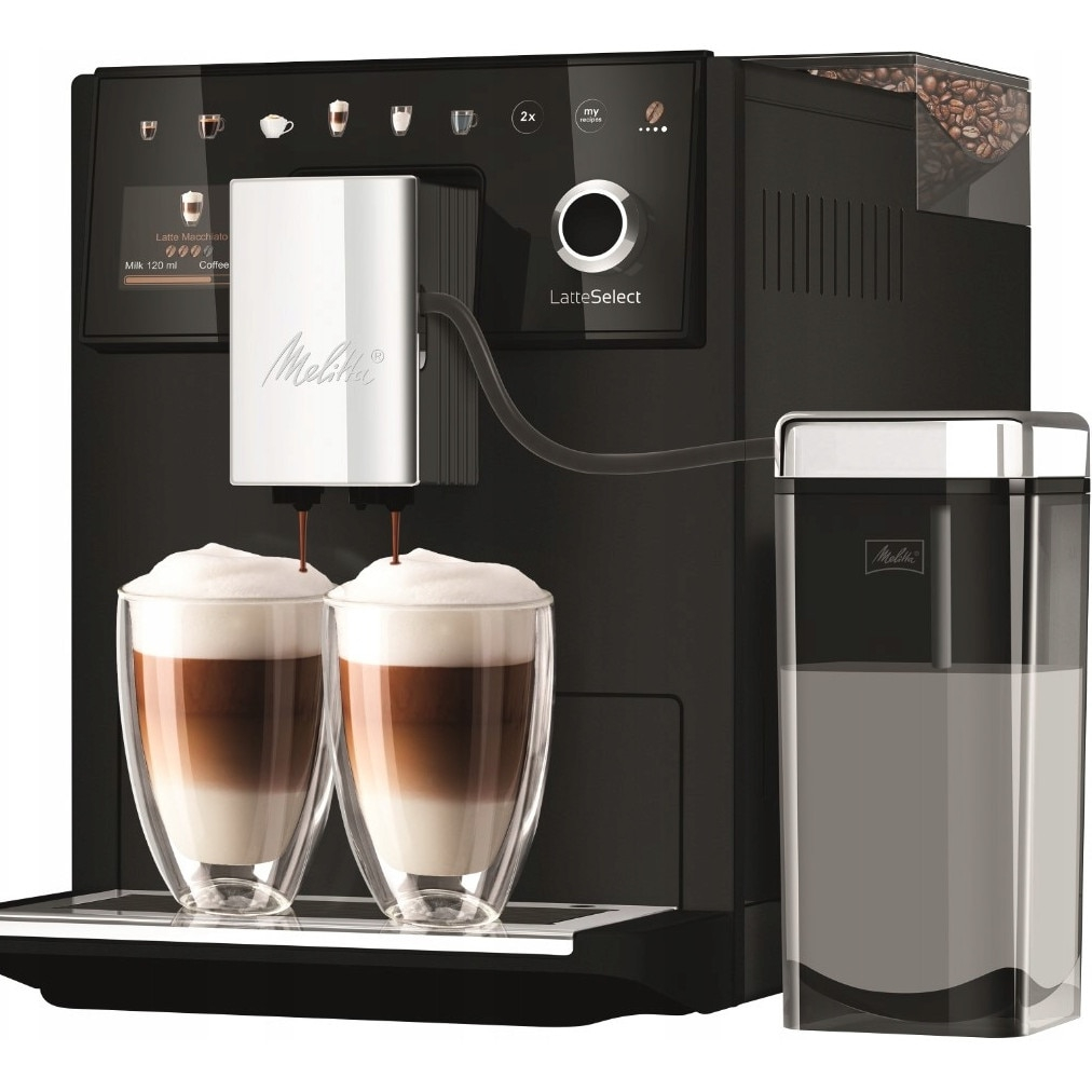 Espressor Melitta LatteSelect, 1400W, 15bar, negru, argintiu, 1.8l, [3]