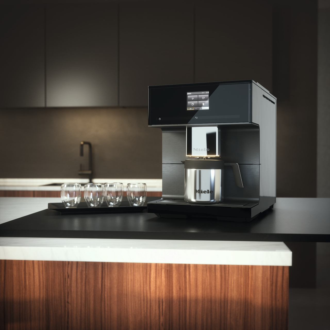 Flacon vacuum Miele CJ Jug 1,0 l, din oțel inoxidabil, pentru espressoare Miele CVA și CM [3]