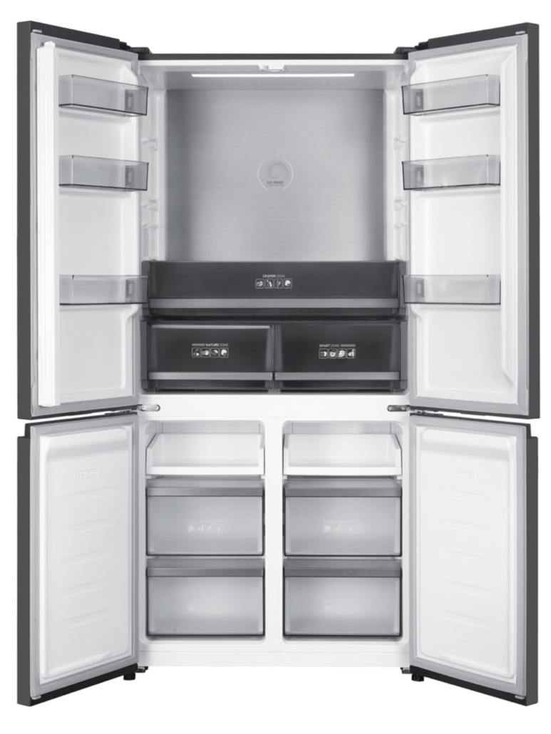 Frigider American Pando PFLC AMER L 010716, 4 usi, Cristal Negru, 505 L, No Frost, 190.2 x 90.5 x 59.7 cm [7]