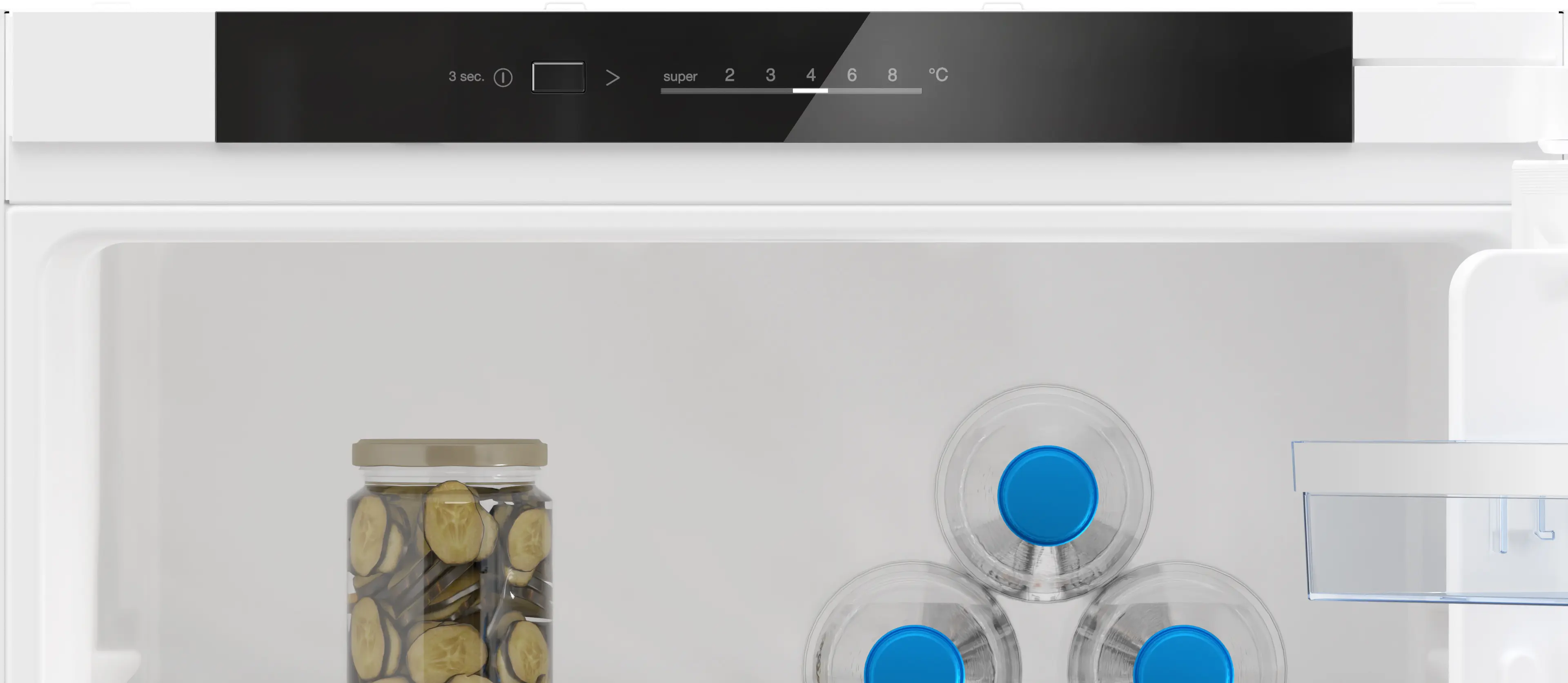 Frigider combină incorporabil NEFF KI5862SE0S N50, 267 L, Low Frost, Fresh Safe, Eco Air Flow, LED, 177 cm, alb [5]