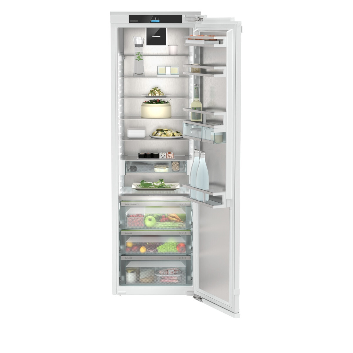 Frigider incorporabil cu o usa Liebherr IRBAc 5190 001 Peak, 56 cm, 296 l, BioFresh Professional, AutoDoor, HydroBreeze, SmartDeviceBox, LightTower, InfinitySpring, [1]