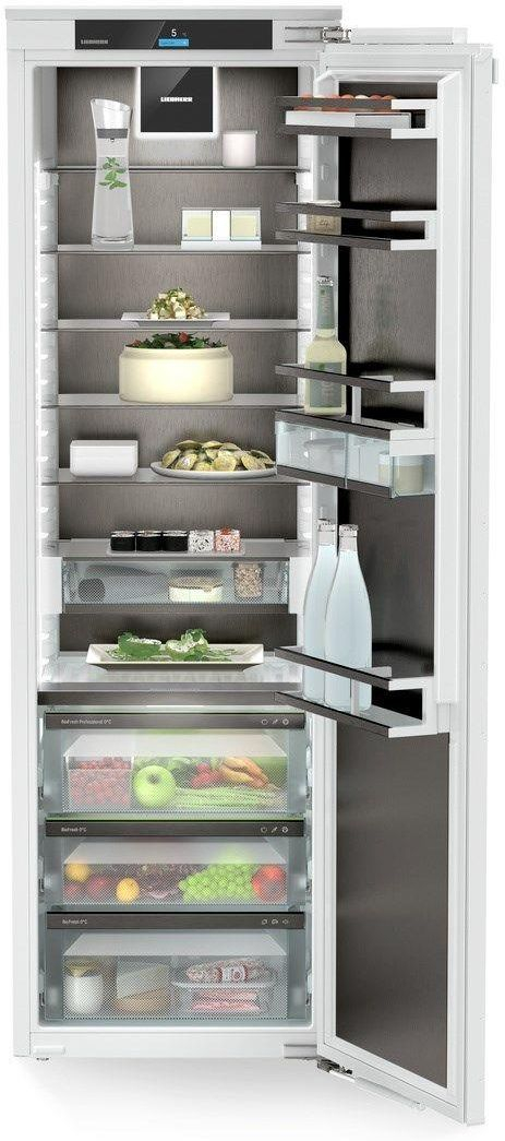 Frigider incorporabil cu o usa Liebherr IRBbsci 5170 , BioFresh Professional cu HydroBreeze, 56 cm, 296 l, LightTower, SmartDeviceBox, SoftTelescopic, Interior BlackSteel, Clasa C [1]