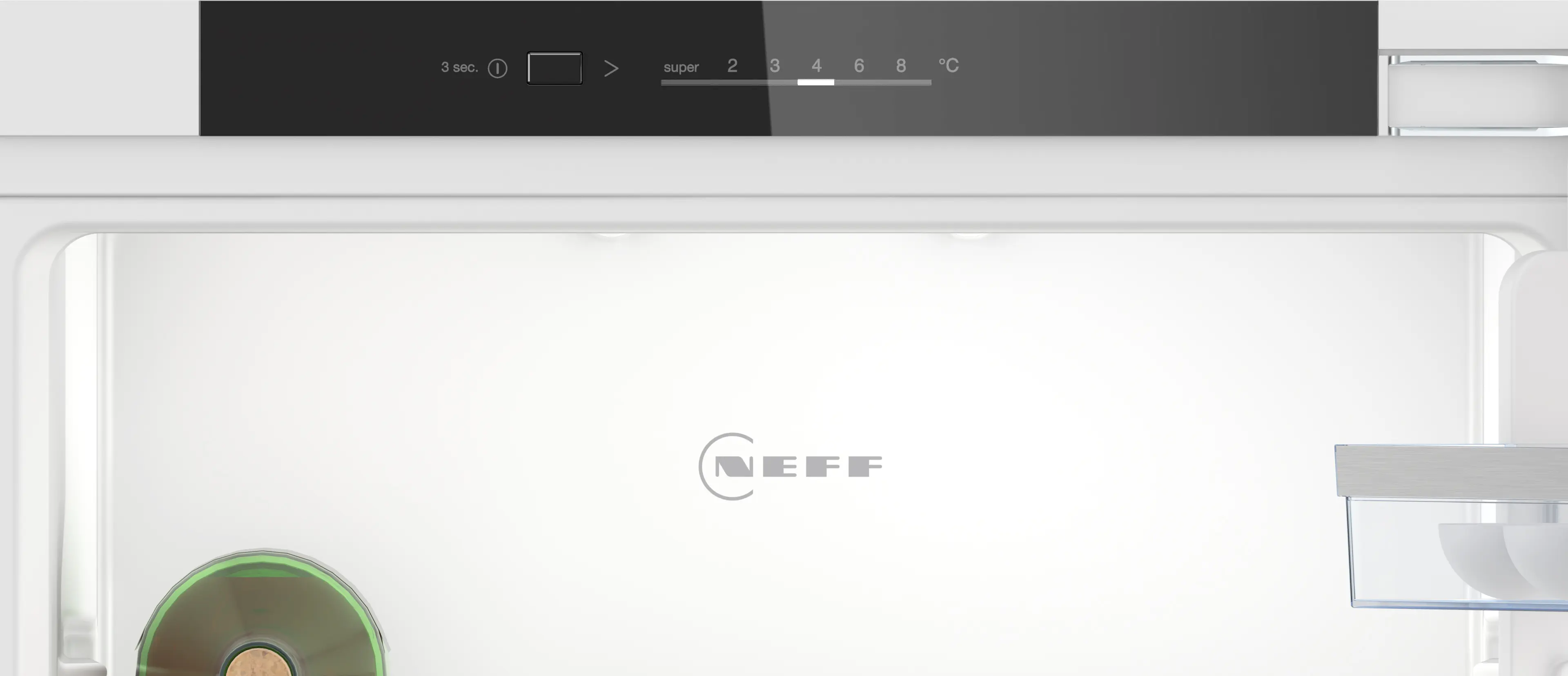 Frigider incorporabil NEFF KI1212FE0 N50, 136 L, Eco Air Flow, rafturi reglabile, LED, 88 cm, alb [2]