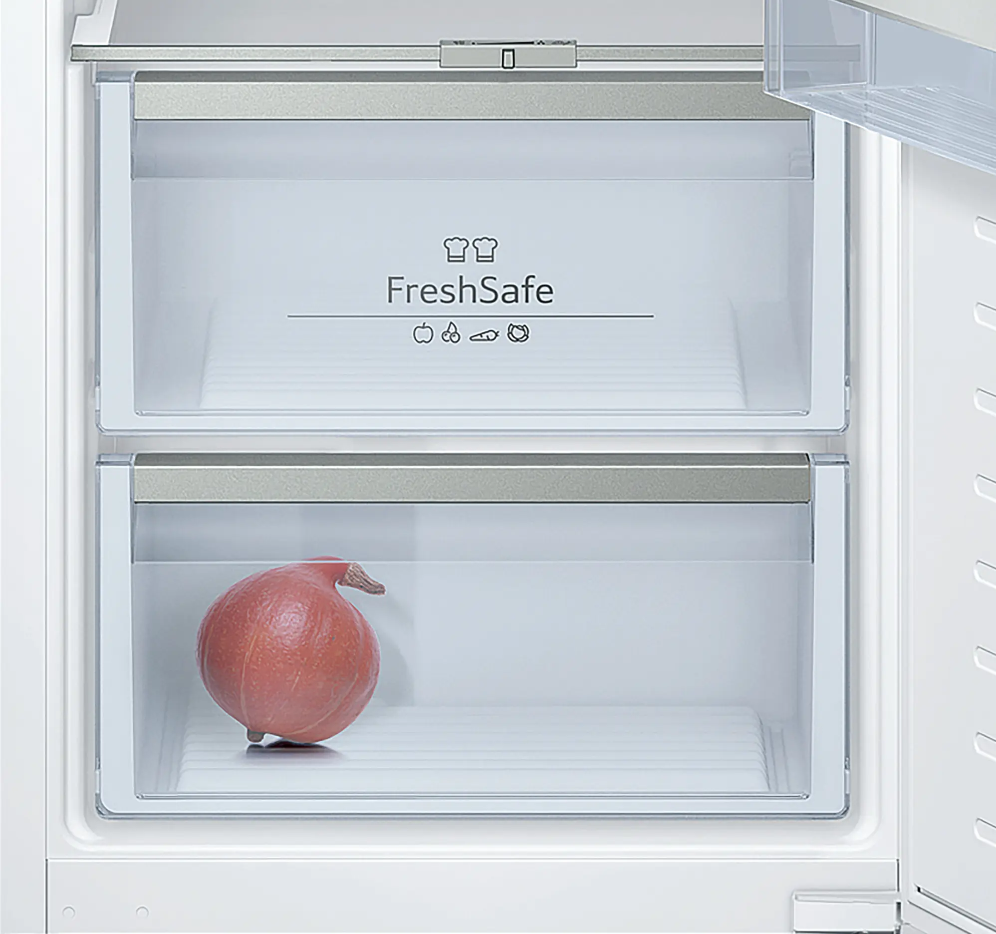 Frigider incorporabil NEFF KI1813FE0 N70, 319 L, Fresh Safe 2, EasyAccess Shelf, Super Cooling, 177 cm, alb [4]