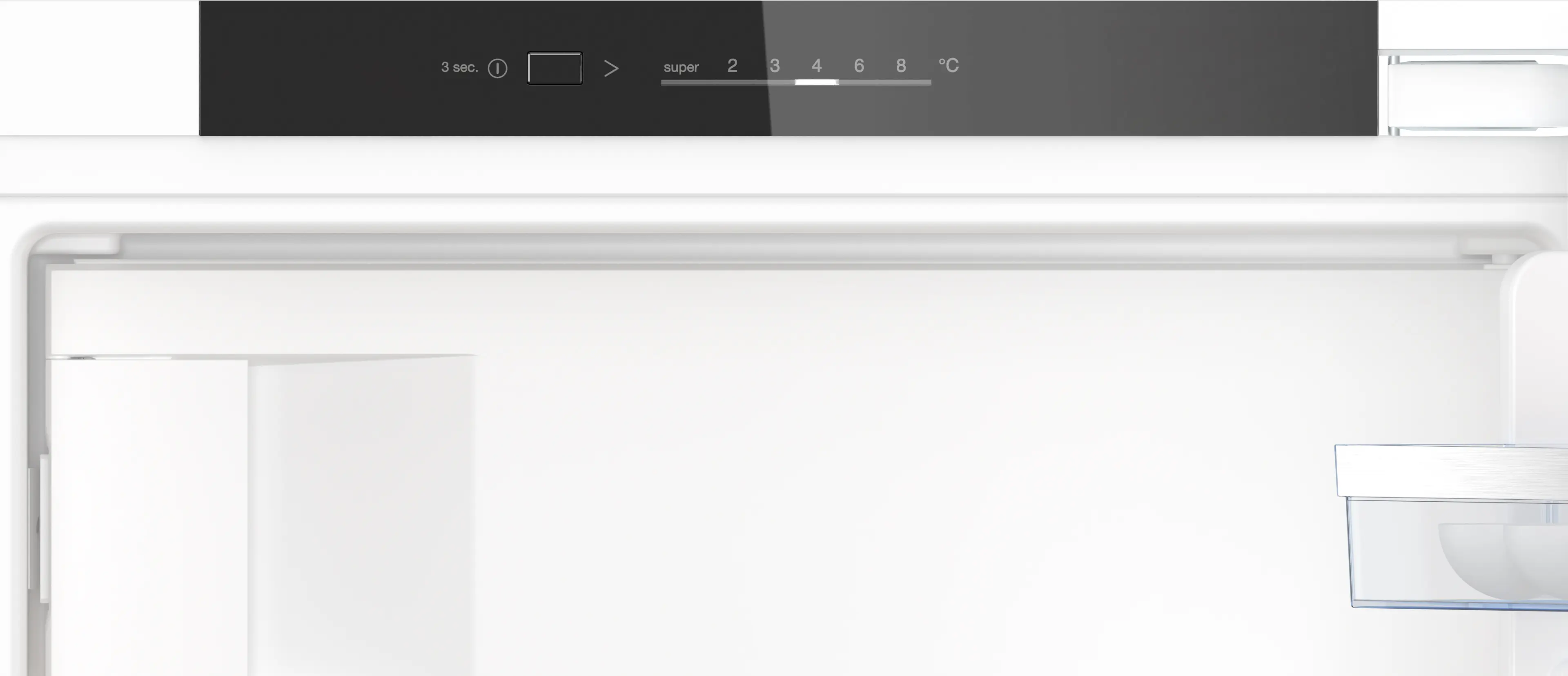 Frigider incorporabil NEFF KI2222FE0 N50, 119 L, compartiment congelator, Fresh Safe, Eco Air Flow, LED, 88 cm, alb [4]