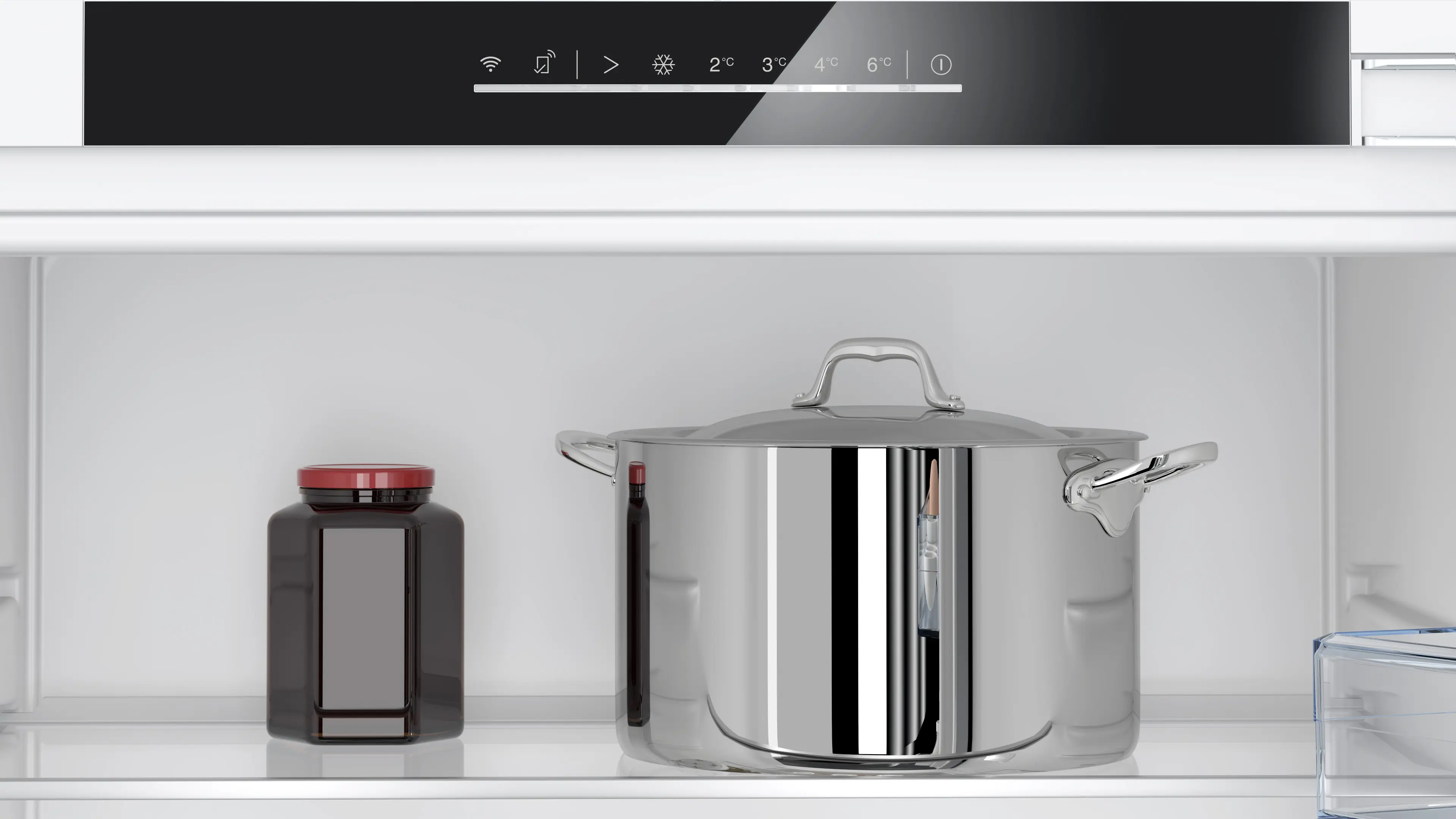 Frigider incorporabil NEFF KU1212FE0 N50, 134 L, Super Cooling, Eco Air Flow, LED, 82 cm, alb [2]