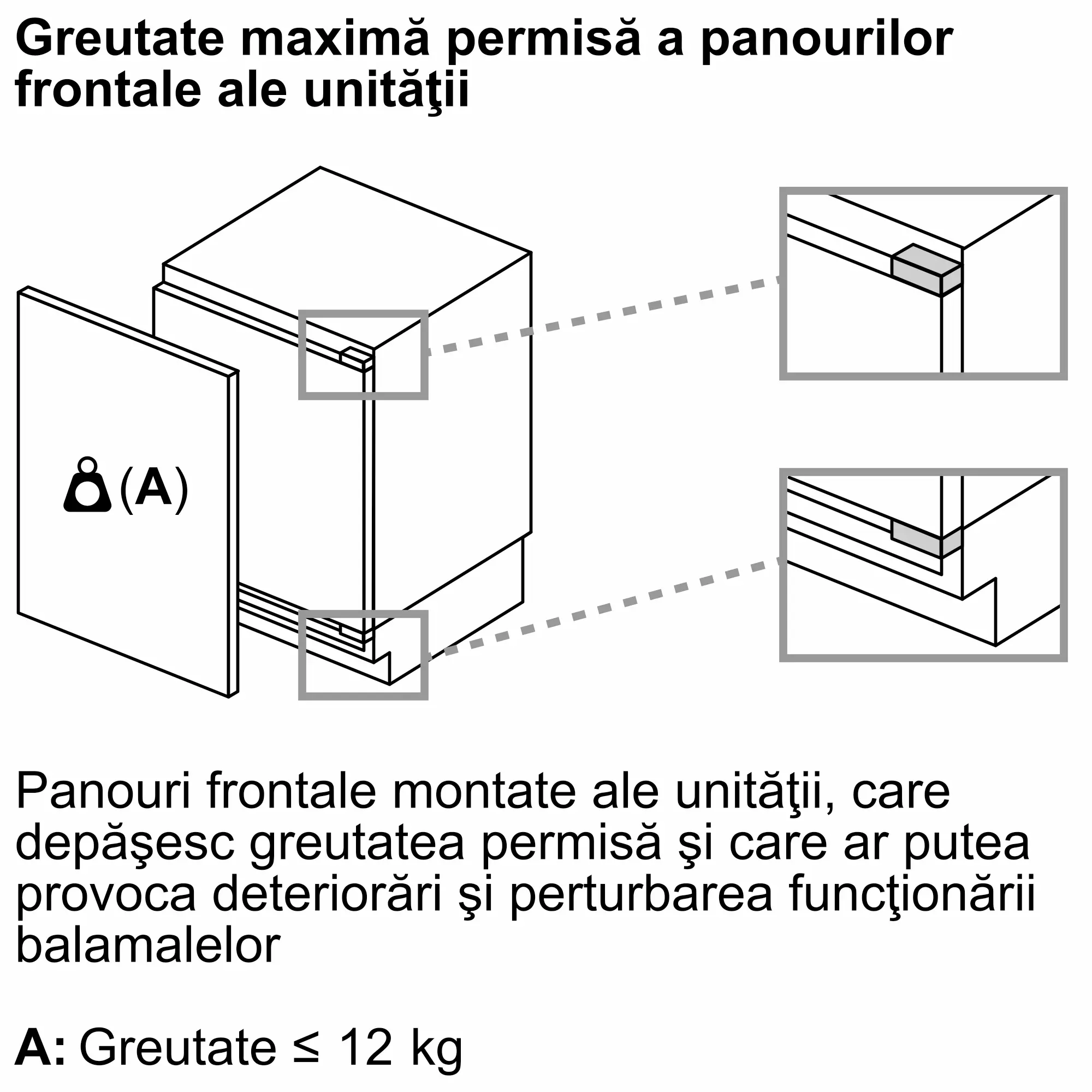 Frigider încorporabil sub blat cu compartiment de congelare 82 x 59.8 cm Balama plată, Bosch Seria 4, Alb [9]