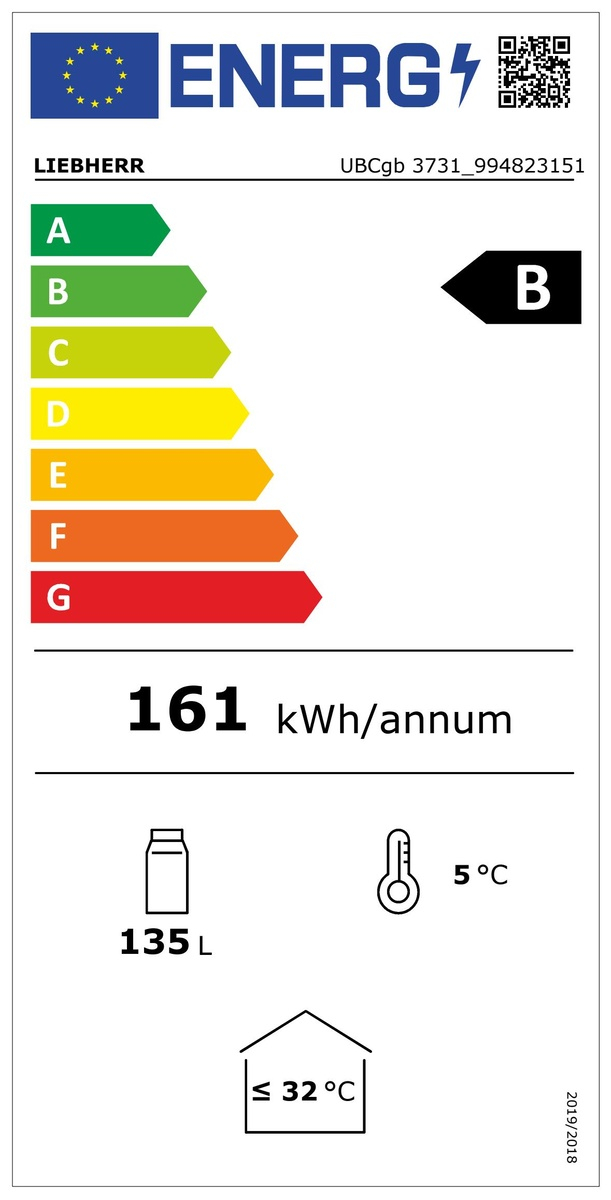 Frigider pentru băuturi încorporabil Liebherr UBCgb 3731 Plus cu ușă din sticlă [4]
