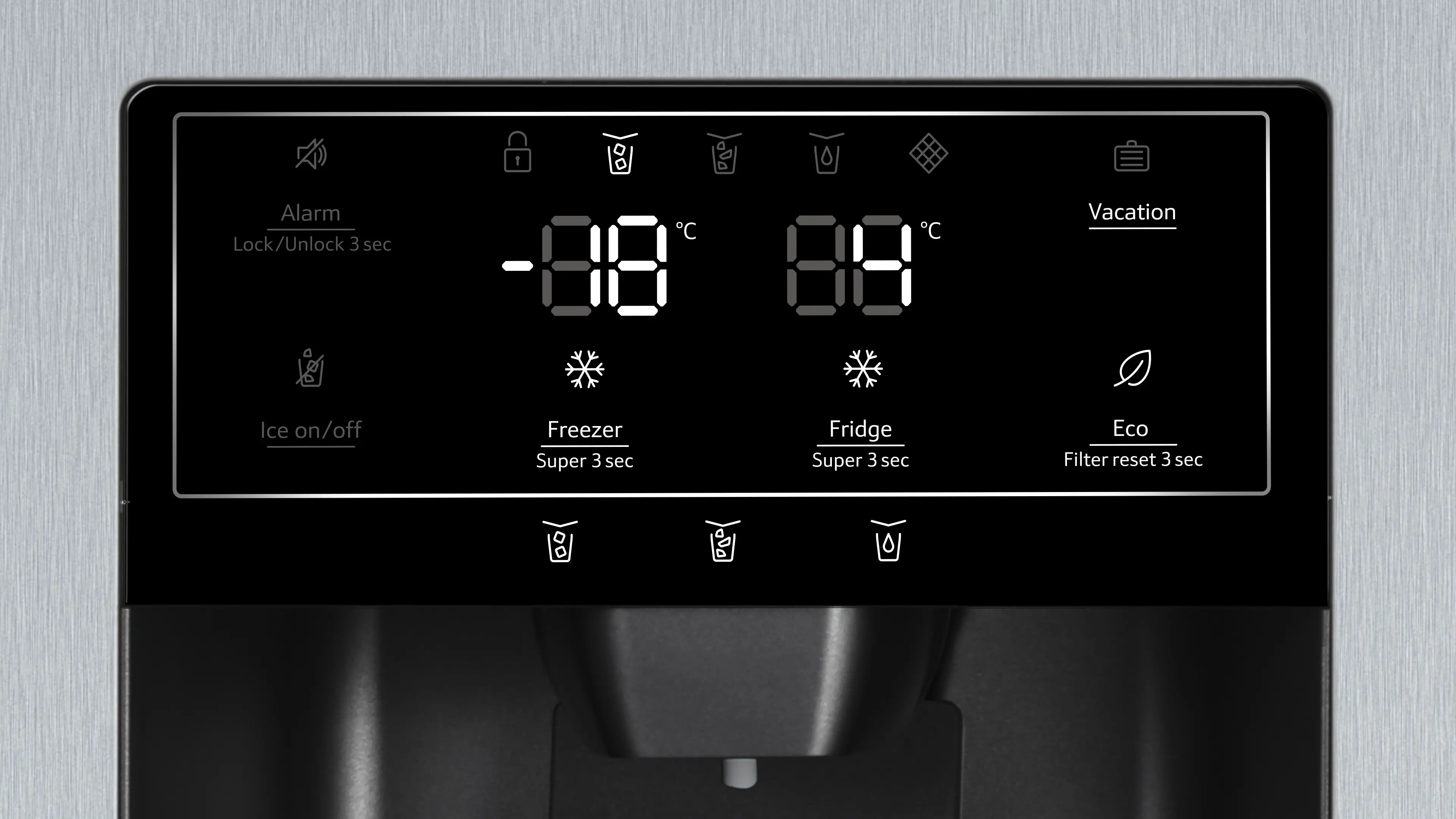 Frigider Side-by-Side NEFF KA3923IE0 N70, 562 L, No Frost, dozator apă și gheață, 178 cm, inox anti-fingerprint [7]