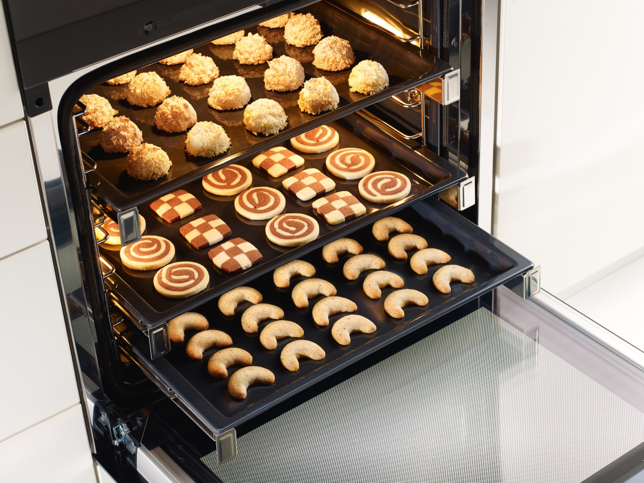Ghidaj telescopic Miele FlexiClip HFC 72, cu finisaj PyroFit, 1 pereche, pentru H 6000/7000 cu piroliză [5]