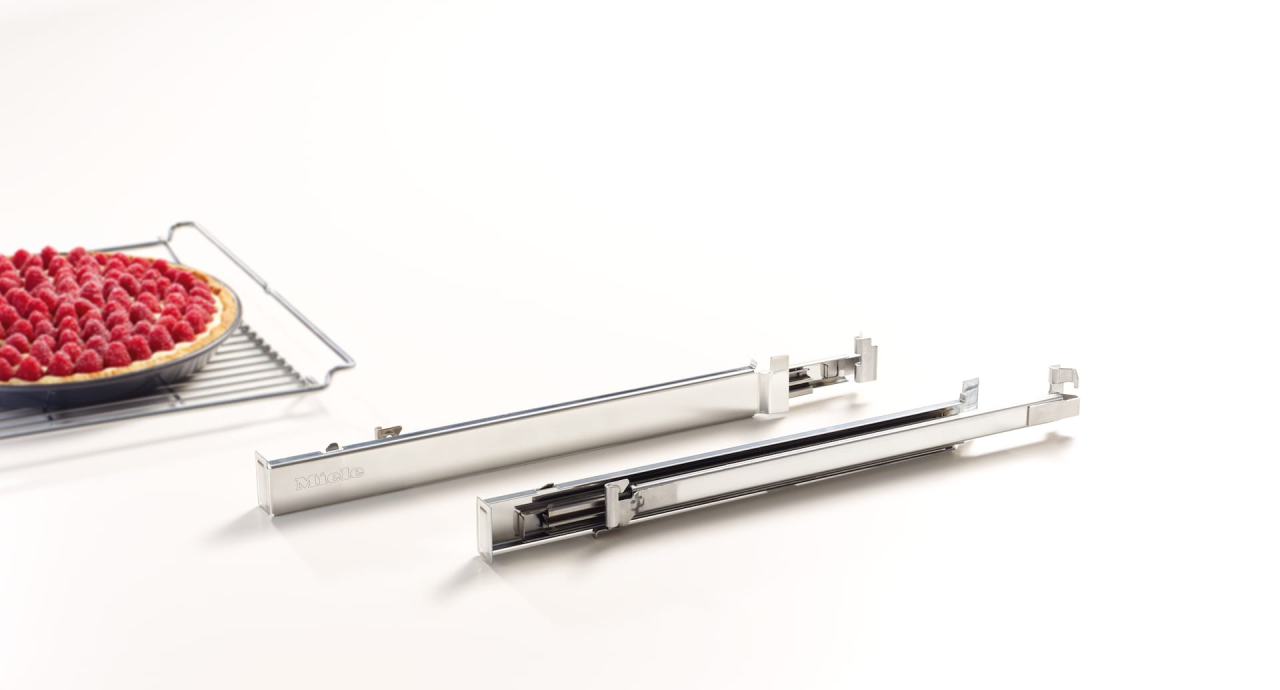 Ghidaje telescopice Miele FlexiClip HFC 71, cu finisaj PerfectClean, 1 pereche, pentru H 6000/7000 și DGC 6000/7000 [5]