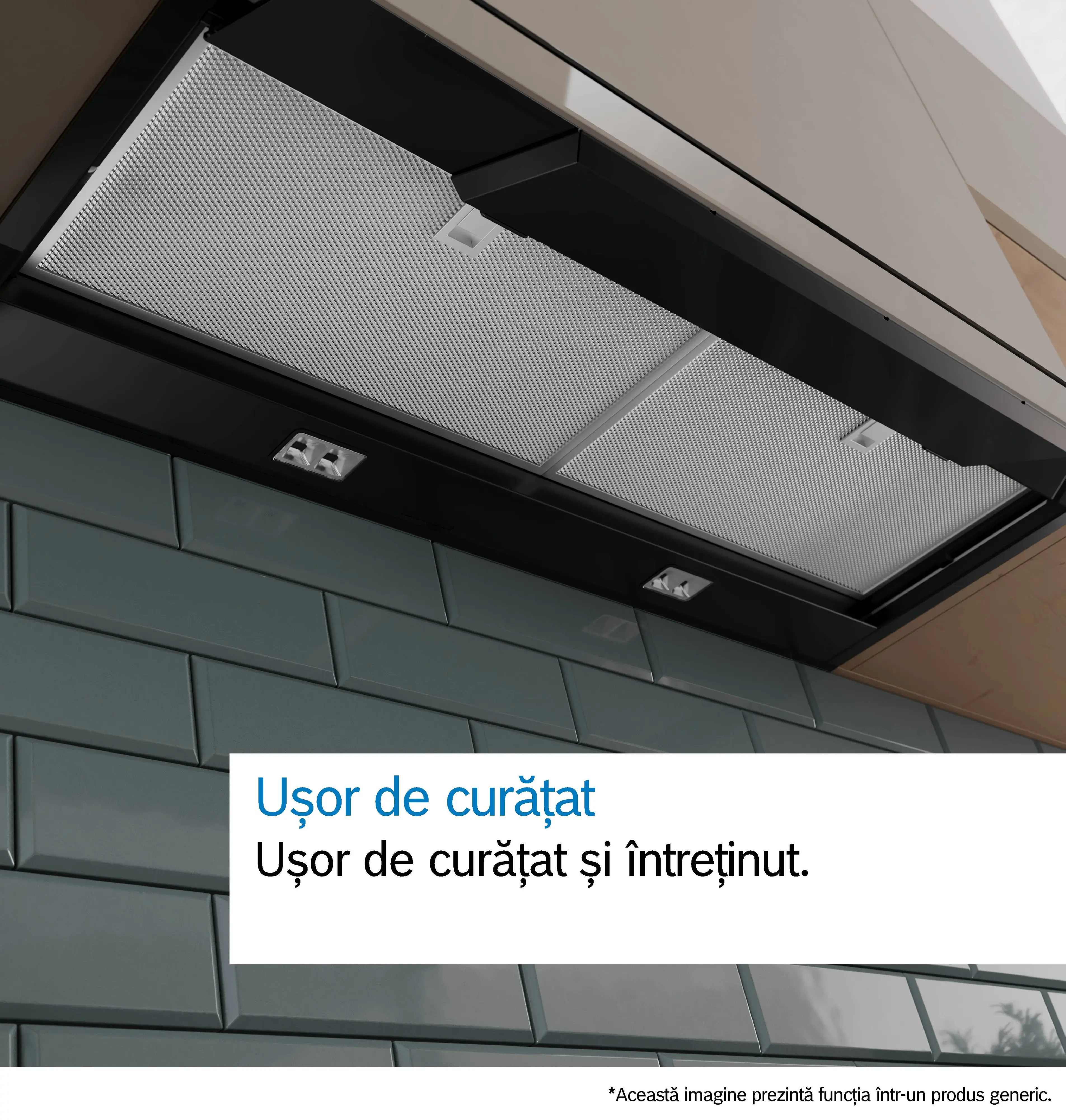 Hotă complet integrabilă 60 cm sticlă transparentă, Bosch Seria 4, Negru mat [6]